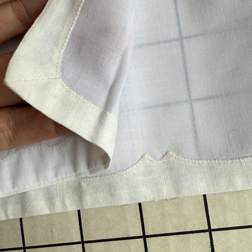 White Embroidered Table Linen - Picture 9 of 11